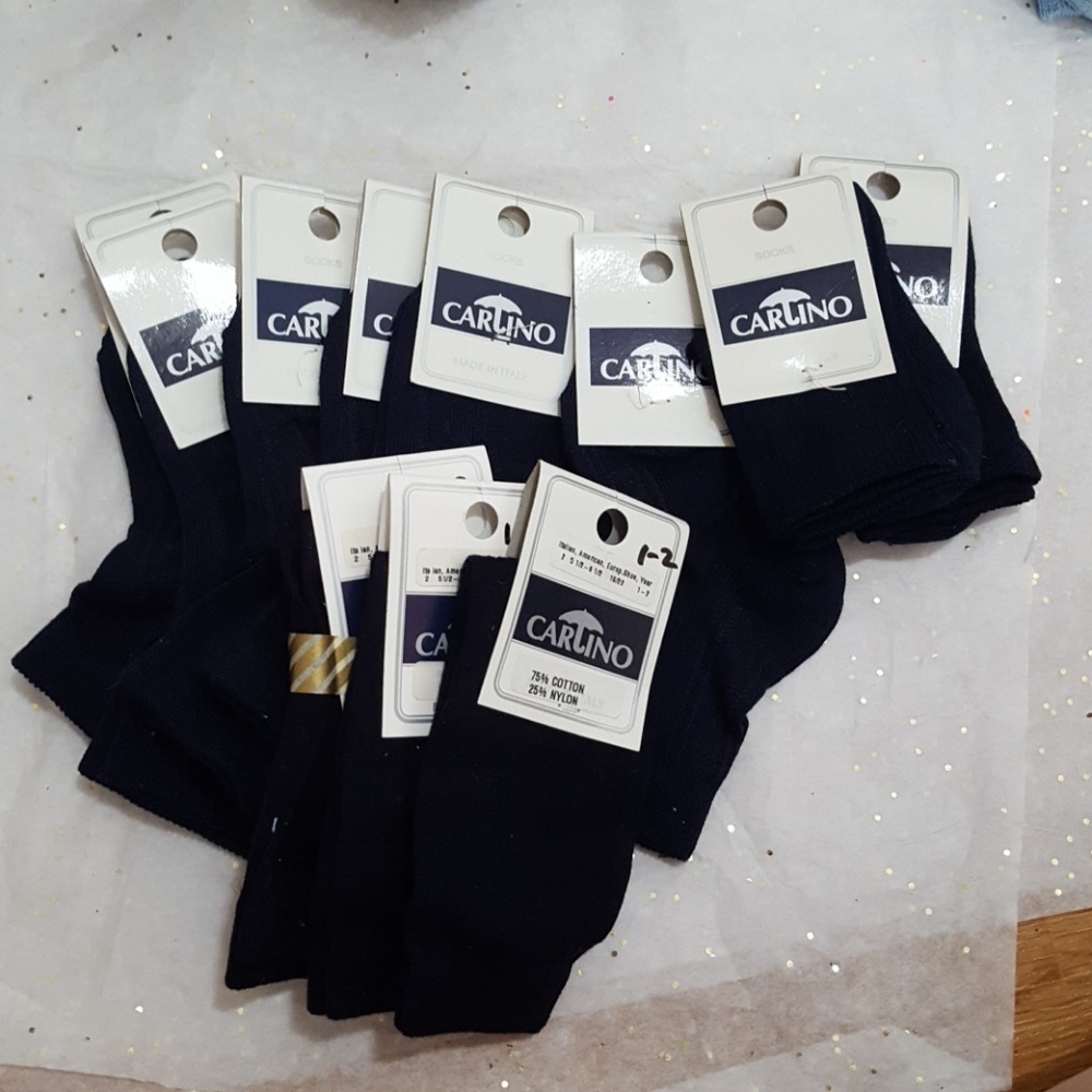 [11 pairs] navy blue socks for baby